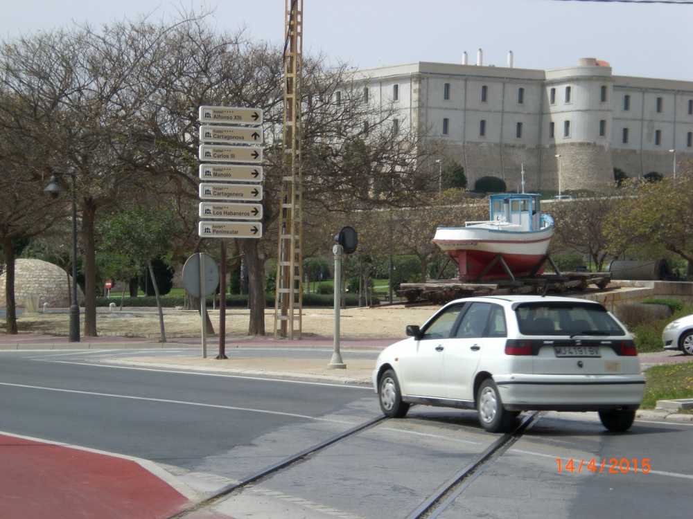 Schiff im Kreisverkehr